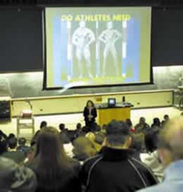 Photo - Liz Applegate Lecture