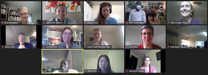 Researchers in California and Ghana are meeting via Zoom to coordinate the clinical trial.
