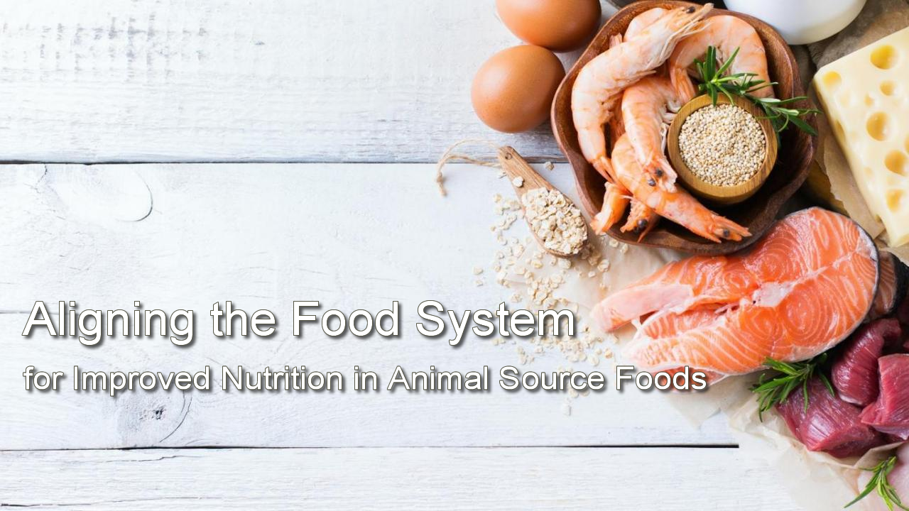 Aligning the Food System: Nutrition in Animal-Source Foods